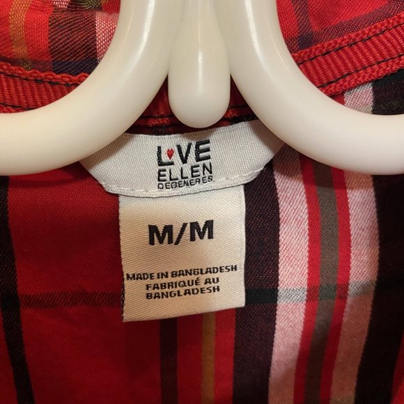 Love Ellen Women's Plaid Button-Down Shirt - Picture 4 of 4
